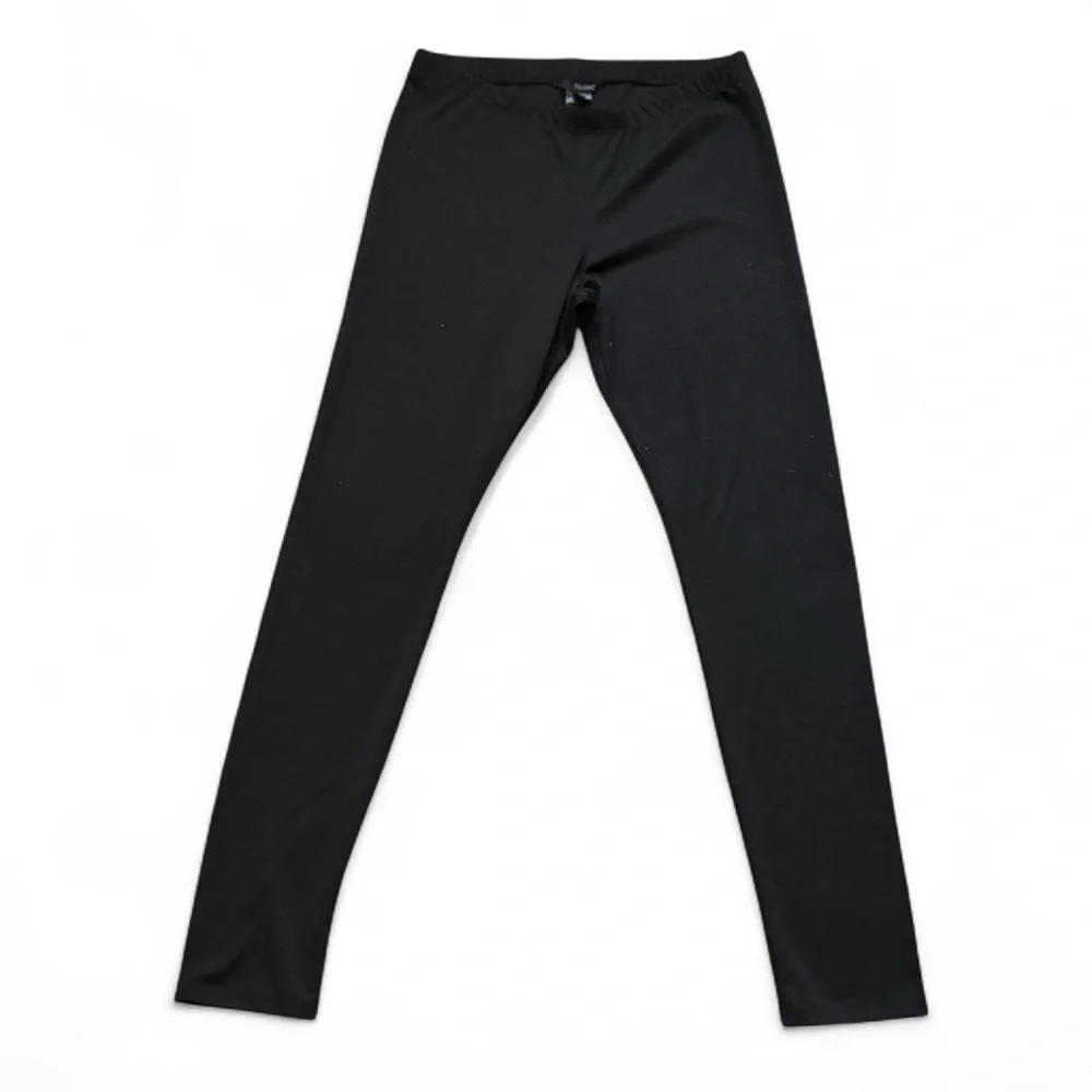 Nollie PACSUN VTG 2010s High-Rise Solid Black Leggings — LARGE